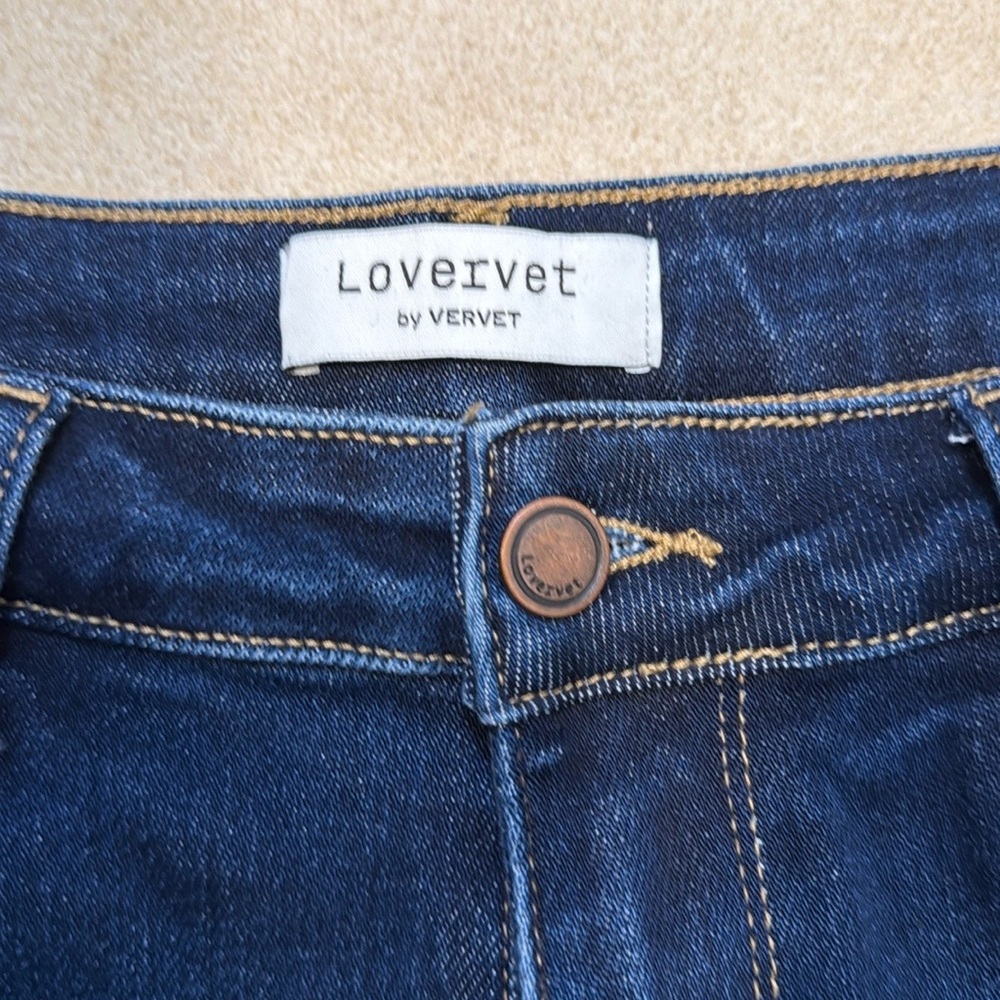 Vervet Blue Skinny Jeans with Tapered Ankle Fit - Picture 2 of 4